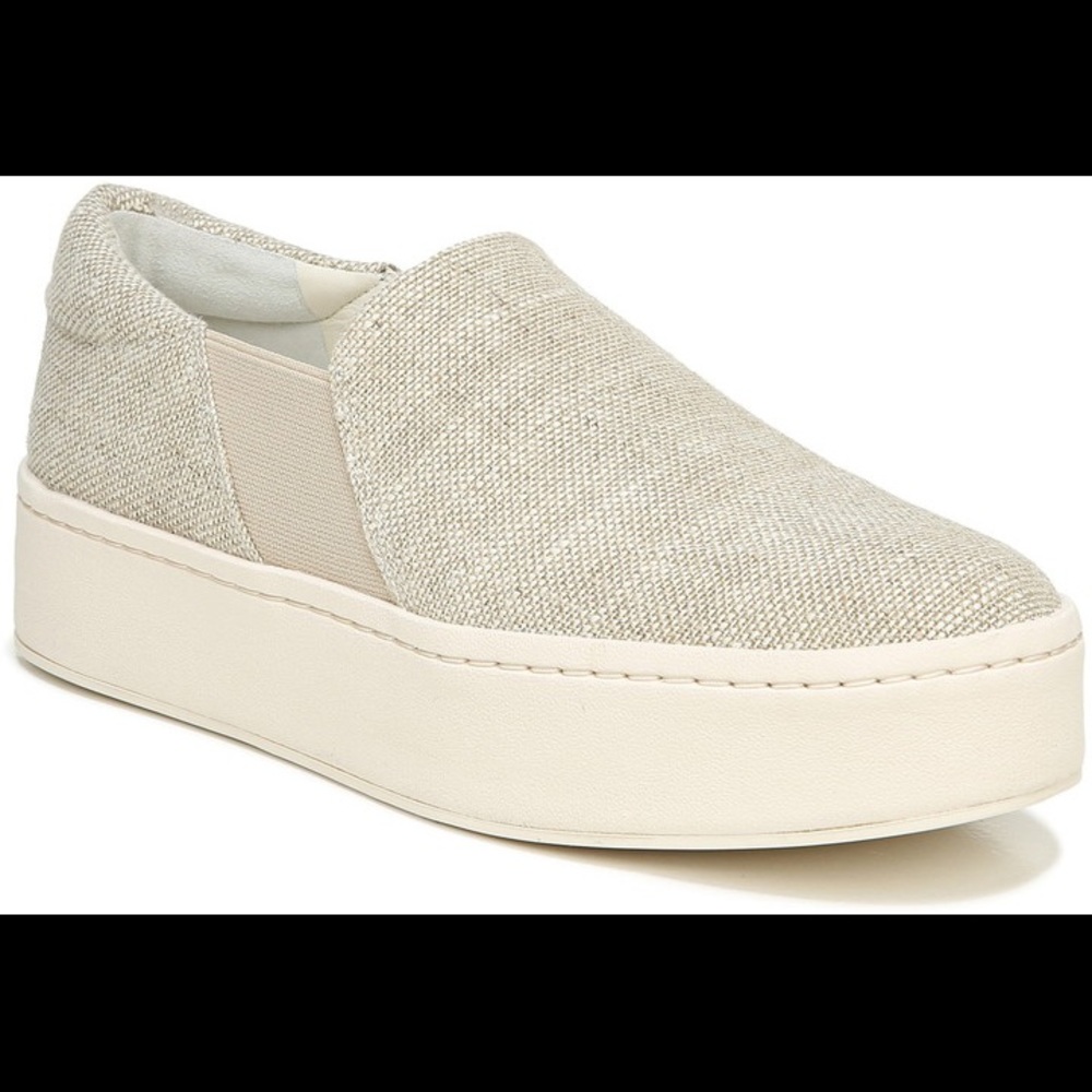 Vince ‘Warren’ Slip on Platform Canvas Sneakers